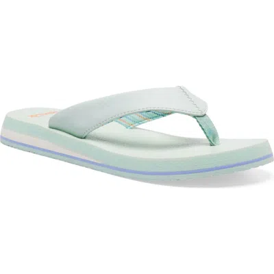 Sanuk Yoga Mat Ii Flip Flop In Blue