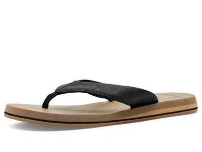 Sanuk Yoga Mat Ii Women's Sandals Black/tan: 9 B - Medium