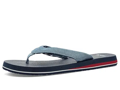 Sanuk Yoga Mat Ii Women's Sandals Rwb Denim: 10 B - Medium In Blue