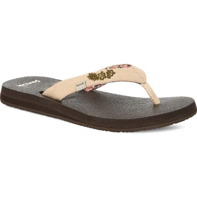 Sanuk Yoga Paradise Ii Flip Flop In Multi