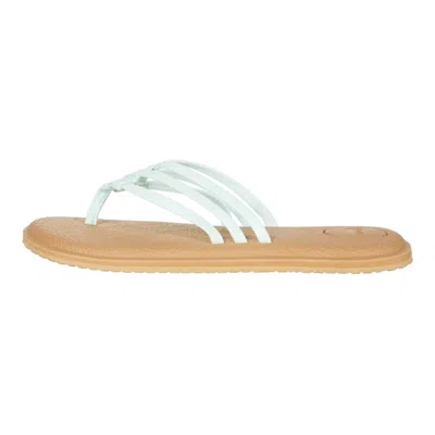 Sanuk Yoga Salty Fair Aqua 1103940-fraq Women's In Blue