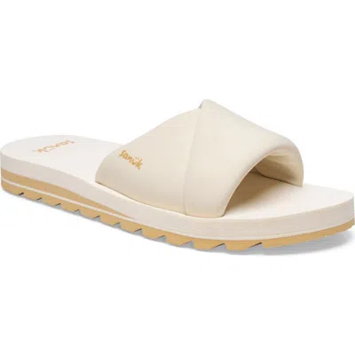 Sanuk Yoga Slide Sandal In White