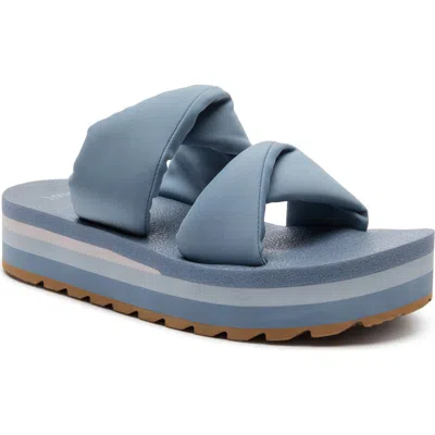 Sanuk Yoga Twist 'n Slide Sandal In Blue