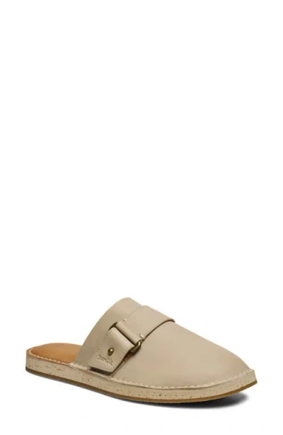 Sanuk You Got My Back Crafted Leather Flat Mule In Neutral