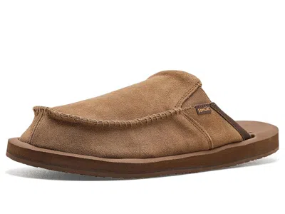 Sanuk You Got My Back Leather Men's Shoes Tan: 7 D - Medium
