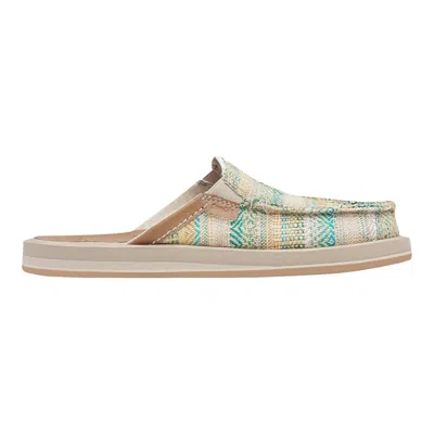 Sanuk You Got My Back Soft Top Artesano Blue / Green 1128491-blgrn Women's In Multi