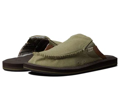 Sanuk You Got My Back Soft Top Hemp In Green