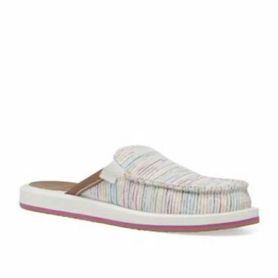 Sanuk You Got My Back St Summer Cord Shoes In Rainbow In Blue