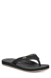 Sanuk Ziggy Plush Flip Flop In Black
