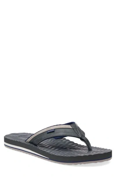 Sanuk Ziggy Plush Flip Flop In Gray