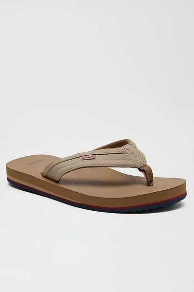 Sanuk Ziggy St Sandals In Oxford Tan, Men's At Urban Outfitters In Blue