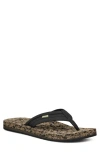 Sanuk Ziggy Water Friendly Flip Flop In Multi