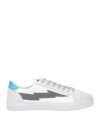 Sanyako Man Sneakers White Size 9.5 Soft Leather, Textile Fibers In White