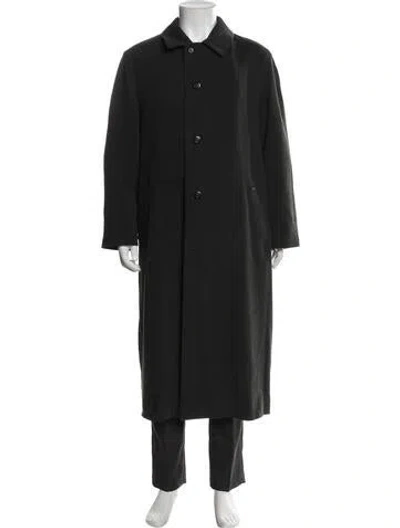 Pre-owned Sanyo Overcoat In Green