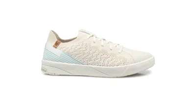 Saola Women's Cannon Knit 3 Sneakers In White/pale Blue