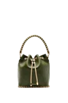 Saonara Bucket Army Green/cream Skin