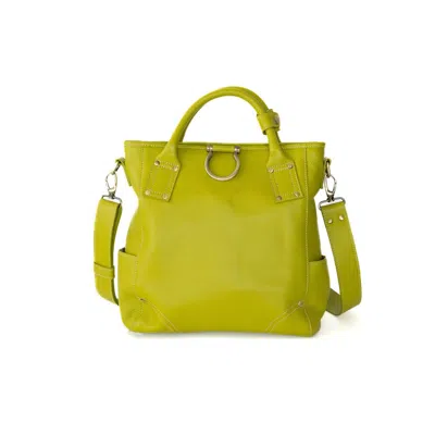 Sapahn Women's Green Chloe Convertible Backpack & Crossbody Bag - Lime ...