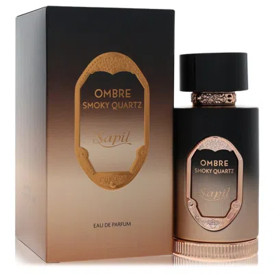 Sapil 2pcs Combo Gift Set  Ombre Smoky Quartz By  Eau De Parfum Spray (unisex) 3.4 oz For Men In Brown