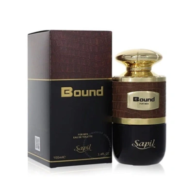 Sapil Men's Bound Edt Spray 3.4 oz Fragrances 6295124030246 In Green / Orange