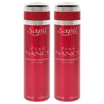 Sapil Pink Nancy By  For Women - 6.76 oz Deodorant Spray - Pack Of 2 In Multi
