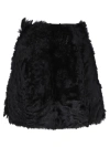 Sapio Black Lamb Cape In Black