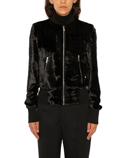 Sapio Bomber N13 In Velluto In Black