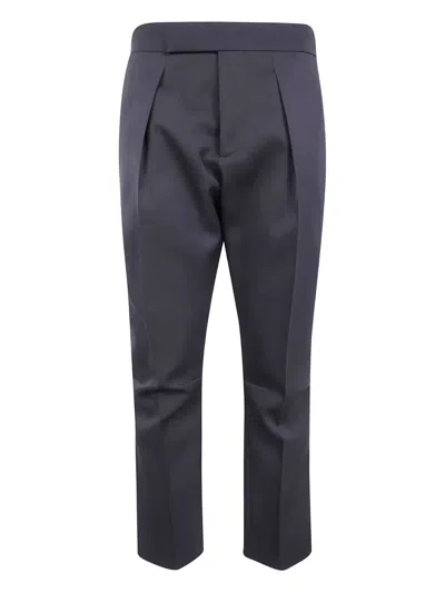 SAPIO BUTTON GABARDINE TROUSERS