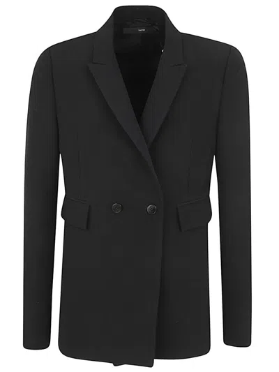 Sapio Panama Long Jacket In Black
