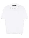 Sapio Contrasting-trim Polo Shirt In White