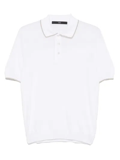 Sapio Contrasting-trim Polo Shirt In White