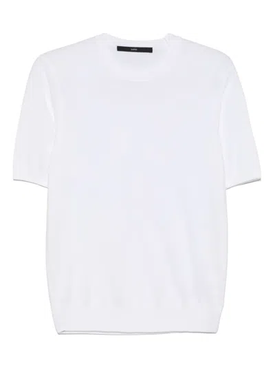 Sapio Cotton Knitted Top In White