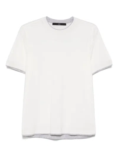 Sapio Cotton T-shirt In White