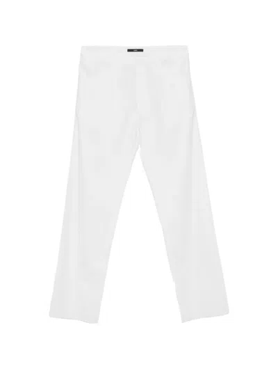 Sapio Cotton-twill Trousers In White