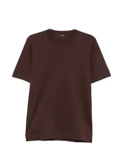Sapio Crew-neck T-shirt In Brown