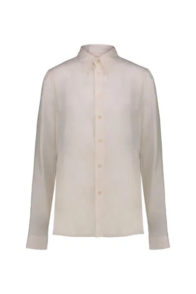 Sapio Cupro Shirt Clothing In White