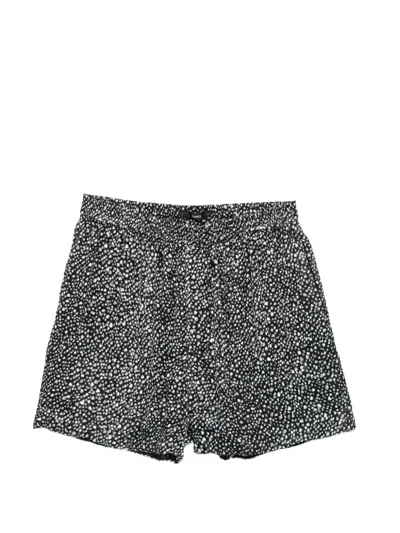 Sapio Dotted Shorts In Gray