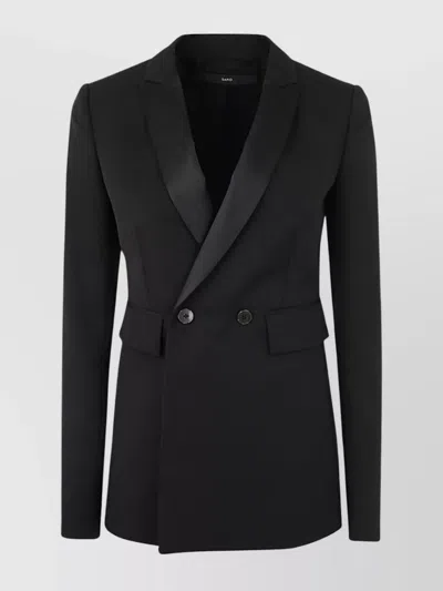 SAPIO DOUBLE BREASTED BLAZER JACKET