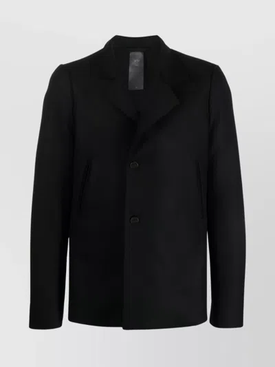 SAPIO DOUBLE-BREASTED BLAZER WITH NOTCHED LAPELS