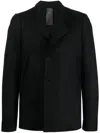 Sapio Double-breasted Blazer With Notched Lapels In Black