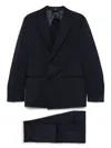 Sapio Double-breasted Suit In Blue