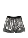 Sapio Elasticated Shorts In Silver