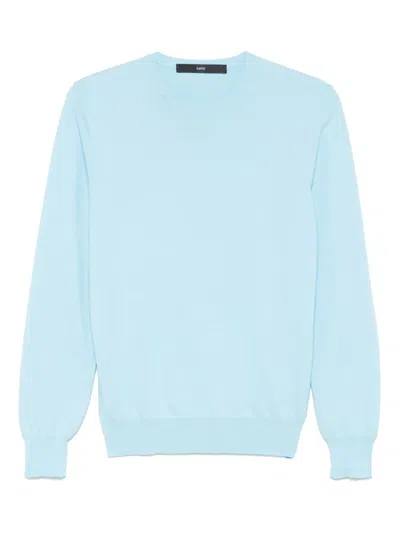 Sapio Fine-knit T-shirt In Blue