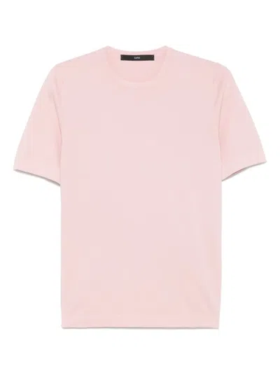 Sapio Fine-knit T-shirt In Pink