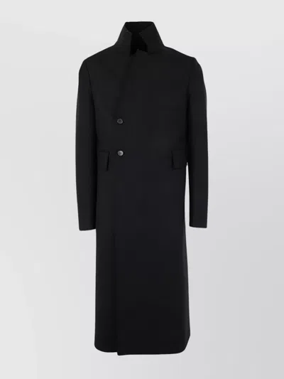 SAPIO FRONT BUTTONED FLAP POCKET LONG COAT