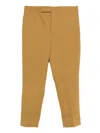 Sapio Gabardine Cuffed Trousers In Yellow