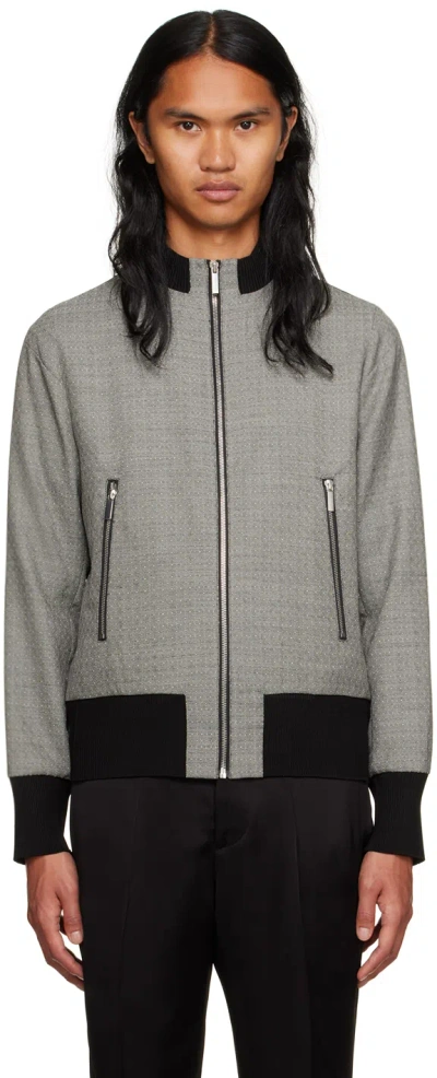 Sapio Gray Nº 13 Bomber Jacket In Grey