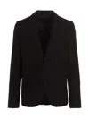 Sapio Tailored Single-breasted Blazer In Black