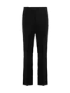 Sapio 'straight Leg' Woven Trousers With Belt Loops