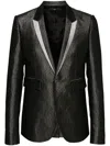 Sapio Lamé Blazer In Black
