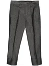 Sapio Lamé Jeans In Black